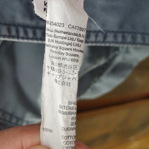 GAP Anorak Jacket Full Zip Cargo Pockets Fall Jacket Women's Size Large - Picture 4 of 7